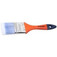 картинка Кисть плоская  ЗУБР "АКВА-МАСТЕР", искусственная щетина, деревянная ручка, 100мм[4-01007-100] от магазина Tovar-RF.ru