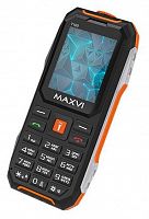 картинка телефон мобильный maxvi t100 orange от магазина Tovar-RF.ru