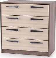 картинка Комод МЕБЕЛЬ-КОМПЛЕКС Оптима Комод с 4-мя ящиками Шимо темный/Шимо светлый МЕБЕЛЬ-КОМПЛЕКС Оптима Комод с 4-мя ящиками Шимо темный/Шимо светлый от магазина Tovar-RF.ru