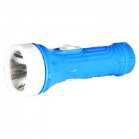 картинка cветодиодный фонар ultraflash (12395) 828-th (фонарь, голубой, 1led, 1 реж, 3xag10 в комплекте,, пласт., блист.-пакет)от магазина Tovar-RF.ru