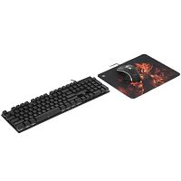 картинка defender игровой набор aura mkp-117 ru,light [52117] {мышь+клавиатура+ковер} от магазина Tovar-RF.ru