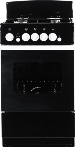 картинка плита газовая de luxe 5040.36г (951600) чер. de luxe 5040.36г (951600) чер от магазина Tovar-RF.ru