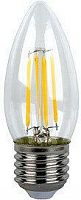 картинка Лампа светодиодная ECOLA N7QW70ELC candle LED Premium 7W/E27/2700K 360° filament теплый белый от магазина Tovar-RF.ru