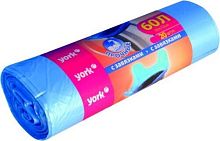 картинка Мешки для мусора YORK 60 л. (20 шт) с завязками 902170 от магазина Tovar-RF.ru