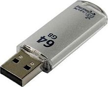 картинка usb флеш smartbuy (sb64gbvc-s3) 64gb v-cut silver usb 3.0 от магазина Tovar-RF.ru