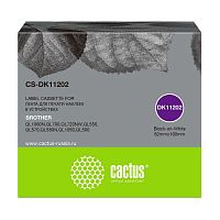 картинка картридж ленточный cactus cs-dk11202 черный для brother p-touch ql-500, ql-550, ql-700, ql-800 от магазина Tovar-RF.ru