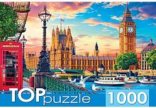 картинка мозаика toppuzzle пазлы 1000 элементов. хтп1000-2167 великобритания. лондон пп-00118014 от магазина Tovar-RF.ru