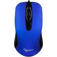 картинка gembird mop-400-b dark blue usb, 1000dpi, бесшумный клик от магазина Tovar-RF.ru