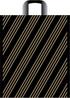 картинка пакет АРТПЛАСТ (ПТЛ06202) петлевая ручка 38х45+3 - Золотая полоса от магазина Tovar-RF.ru