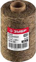 картинка Шпагат ЗУБР 50110-100 100м, 1.4 мм, льнопеньковый от магазина Tovar-RF.ru