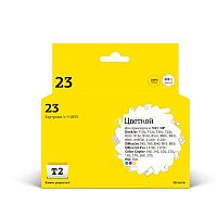 картинка t2  c1823 картридж струйный  №23 для  hp deskjet 710/720/810/830/880/890/1120/1125 (360стр.), цветной от магазина Tovar-RF.ru