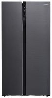 картинка холодильник hyundai cs5003f черная сталь от магазина Tovar-RF.ru