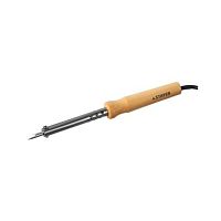 картинка Паяльник с деревянной рукояткой и долговечным жалом, STAYER "MASTER" MAXTerm, 55310-60, 60 Вт, клин [55310-60] от магазина Tovar-RF.ru
