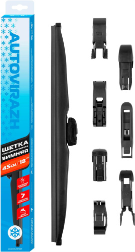 картинка щетка стеклоочистителя autovirazh av-001833 av-350w зимняя 45см/18 мультиадаптерная от магазина Tovar-RF.ru являющимся официальным дистрибьютором в России картинка щетка стеклоочистителя autovirazh av-001833 av-350w зимняя 45см/18 мультиадаптерная от магазина Tovar-RF.ru