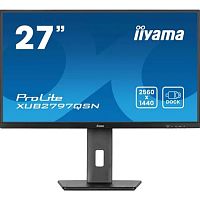 картинка lcd iiyama 27" xub2797qsn-b2 черный {ips 2560x1440 100hz 1ms 300cd hdmi displayport(in+out) usb3.2 usb-c3.2(65w) usb-c3.2(15w) rj-45 2x2w has pivot} от магазина Tovar-RF.ru