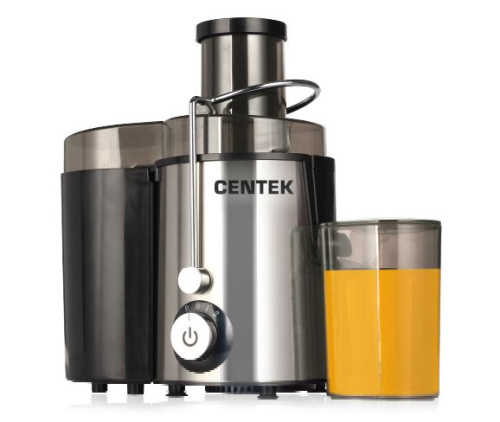картинка соковыжималка centek ct-1209 black (черный, сталь) от магазина Tovar-RF.ru