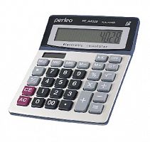картинка Калькулятор PERFEO (PF-A4028) бухгалтерский, 12-разр., GT, серебристый от магазина Tovar-RF.ru
