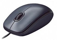 картинка мышь logitech m90 optical mouse, usb, dark grey, rtl, [] от магазина Tovar-RF.ru