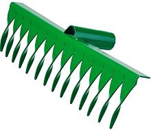 картинка Садовый инструмент РОСТОК 364 x 72 мм, 14 витых зубцов, рабочая поверхность из стали, покрытие краска, без черенка, грабли (39600-14) от магазина Tovar-RF.ru
