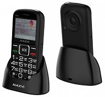 картинка телефон мобильный maxvi b5ds black от магазина Tovar-RF.ru