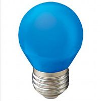 картинка лампы светодиодные ECOLA K7CB50ELB GLOBE LED COLOR 5W/G45/E27 Синий от магазина Tovar-RF.ru