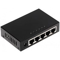 картинка dahua dh-pfs3005-5gt 5-портовый гигабитный неуправляемый коммутатор, 5xrj45 1gb, коммутация 10 гбит/с, mac-таблица 2к, металл от магазина Tovar-RF.ru