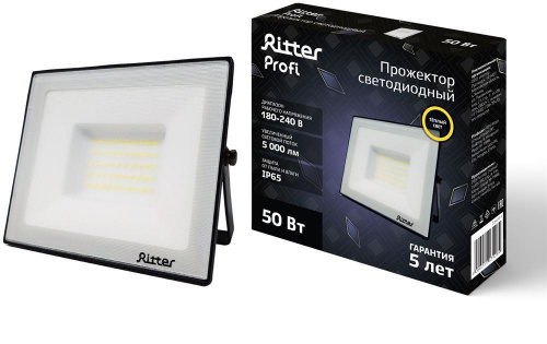 картинка Прожектор светодиодный RITTER 53428 4 PROFI 50 Вт 2700К от магазина Tovar-RF.ru