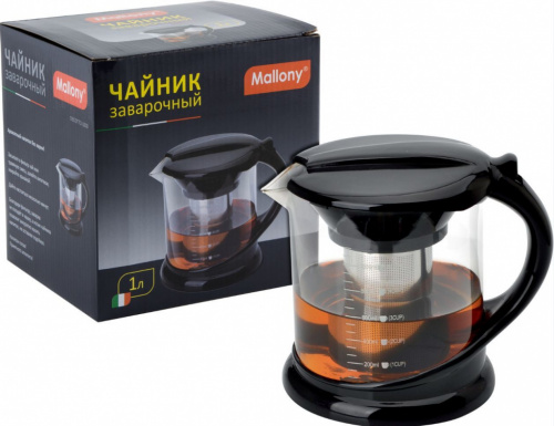 картинка Чайник MALLONY Чайник заварочный, DECOTTO-1000, 1л (910108) от магазина Tovar-RF.ru