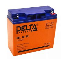 картинка delta gel 12-20 (12v/20ач) свинцово- кислотный аккумулятор   от магазина Tovar-RF.ru