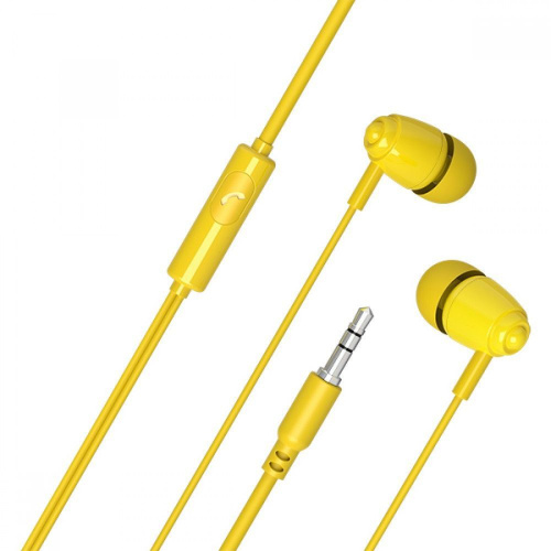 картинка внутриканальные наушники с микрофоном perfeo (pf_c3192_b) alto-m желтый (коробка) от магазина Tovar-RF.ru
