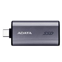 картинка a-data portable ssd 500gb a-data sc750, external, usb 3.2 gen 2 type-c, [r/w -1050/1000 mb/s] серый (sc750-500g-ccbk) от магазина Tovar-RF.ru