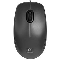 картинка 910-006652/910-005006/910-005003/910-006765 мышь logitech m100(m100r) dark ret {темно-серая/черная, оптическая, 1000dpi, usb, 1.8м} от магазина Tovar-RF.ru