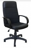 картинка Кресло компьютерное ЯрКресло Кресло Кр58 ТГ ПЛАСТ С11(ткань черная)/ЭКО1 (экокожа черная) от магазина Tovar-RF.ru