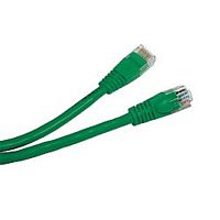 картинка cablexpert патч-корд utp pp12-1m/g кат.5, 1м, литой, многожильный (зеленый) от магазина Tovar-RF.ru