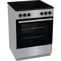 картинка плита электрическая gorenje gec6a11sg серый стеклокерамика (без крышки) от магазина Tovar-RF.ru