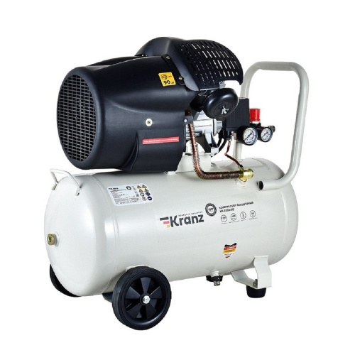 картинка Kranz (KR-16-1153) Компрессор воздушный KR-2200/50, 2200Вт, 400 л/мин, 50л от магазина Tovar-RF.ru