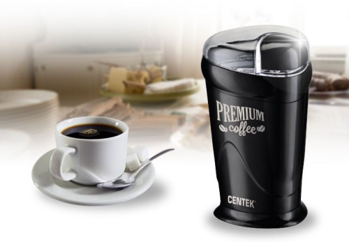 картинка кофемолка centek ct-1358 black магазин Tovar-RF.ru являющийся официальным дистрибьютором в России картинка кофемолка centek ct-1358 black от магазина Tovar-RF.ru