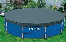 картинка тент для каркасного бассейна intex тент для каркасного бассейна metal frame 366см (выступ 25см) (в коробке) арт. 28031от магазина Tovar-RF.ru