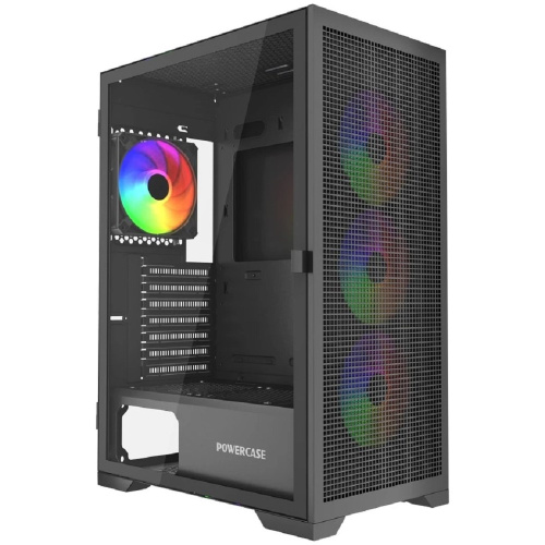 картинка Powercase Mistral B415, Tempered Glass, 4x 120mm ARGB PWM Fans, чёрный, ATX (CMAB415-A4) магазин Tovar-RF.ru являющийся официальным дистрибьютором в России картинка Powercase Mistral B415, Tempered Glass, 4x 120mm ARGB PWM Fans, чёрный, ATX (CMAB415-A4) от магазина Tovar-RF.ru
