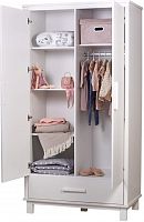 картинка шкаф polini шкаф двухсекционный polini kids simple 3410, с 1 ящиком, белый (4 кор) от магазина Tovar-RF.ru