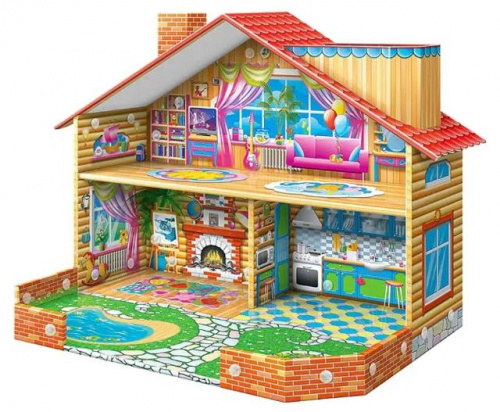 картинка детские игры десятое королевство кукольный домик быстрой сборки. dream house. "дача" 03635 от магазина Tovar-RF.ru