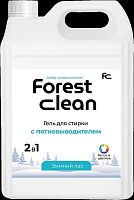 картинка Гель для стирки белья FOREST CLEAN 2в1 Гель для стирки белья с ПЯТНОВЫВОДИТЕЛЕМ "Зимний лес" 5л от магазина Tovar-RF.ru
