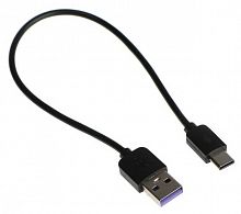 картинка дата-кабель exployd ex-k-1391 дата-кабель usb- type-c 2.4a 0.25m круглый силикон чёрный от магазина Tovar-RF.ru