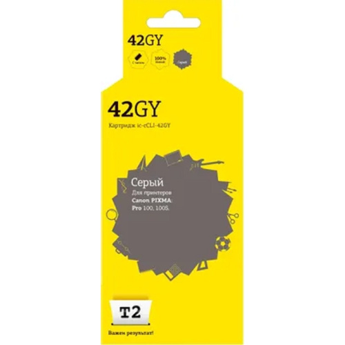 картинка ic-ccli-42gy картридж t2 для canon pixma pro-100/100s, серый от магазина Tovar-RF.ru