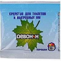 картинка Биотуалет ЭКУМ Порошок Девон-Н 30 г. (для биотуалетов, выгребных ям, удаления запахов и загрязнений) 324233 от магазина Tovar-RF.ru