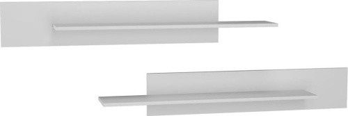 картинка Полка НК-МЕБЕЛЬ POINT комплект полок Белый/Белый глянец 71774470 НК-МЕБЕЛЬ POINT комплект полок Белый/Белый глянец 71774470 (1 кор.) от магазина Tovar-RF.ru