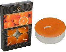 картинка KUKINA RAFFINATA Свеча ароматическая чайная малая 6 шт. Апельсин (арт. 202857) (007910) KUKINA RAFFINATA 202857 от магазина Tovar-RF.ru