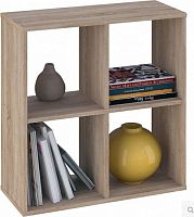 картинка Стеллаж POLINI Стеллаж Polini Home Smart Кубический 4 секции, дуб (1кор) POLINI Стеллаж Polini Home Smart Кубический 4 секции, дуб (1кор) от магазина Tovar-RF.ru