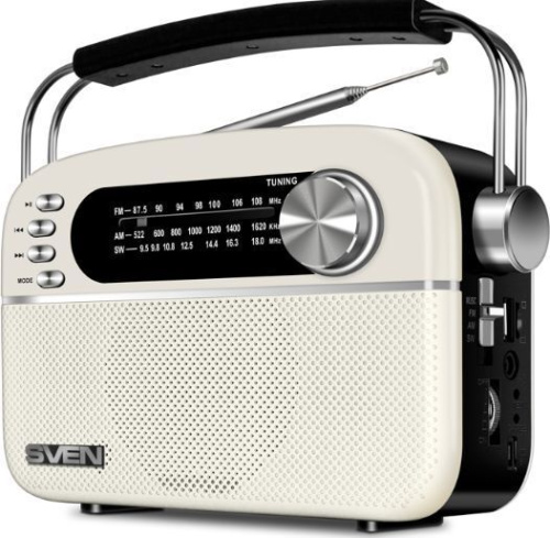 картинка радиоприемник sven srp-505 белый sven srp-505 белый от магазина Tovar-RF.ru