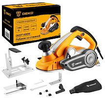 картинка Рубанок DEKO DKEP1400W со станиной, 1400 Вт, 110 мм 063-4337 от магазина Tovar-RF.ru